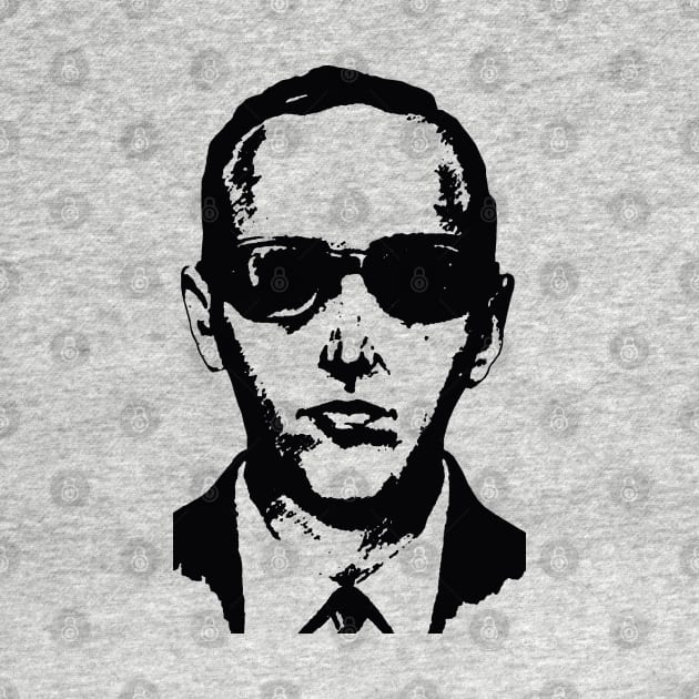 DB Cooper Sketch - Criminal, Plane Hijacking, Unsolved, Outlaw by SpaceDogLaika